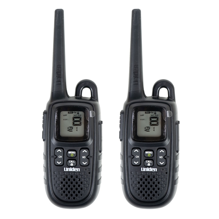 Радио станция преносима Uniden PMR446-SPL-2CK, 8 CH, 38 CTCSS, 83 DCS, 0.5W, 2 броя