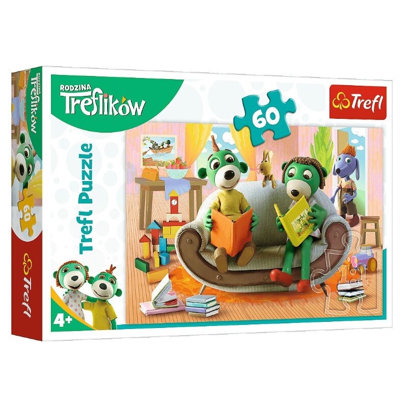 Puzzle Trefl - Treflikow, 60 piese