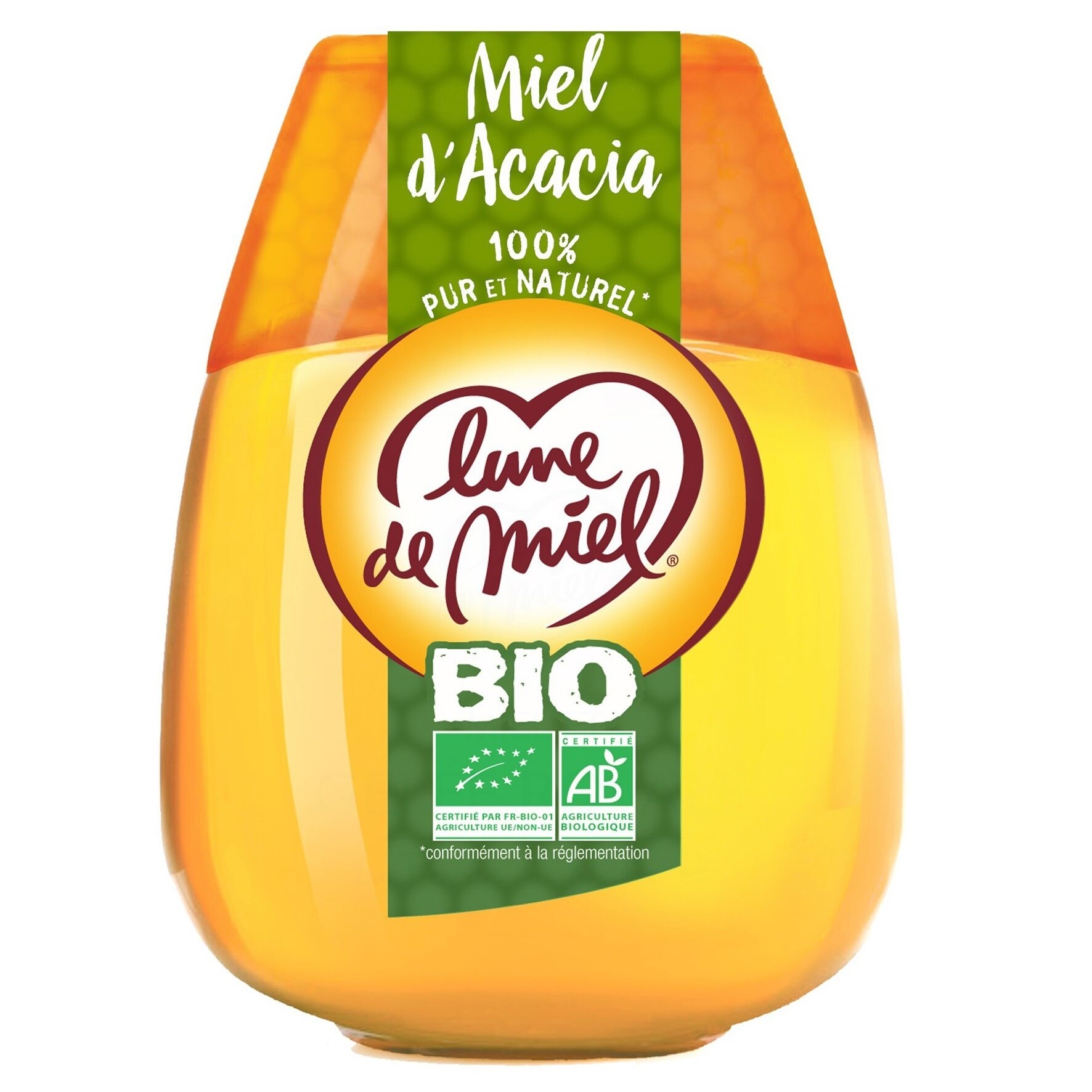 Miere de salcam ECO, Lune de miel, 250 g