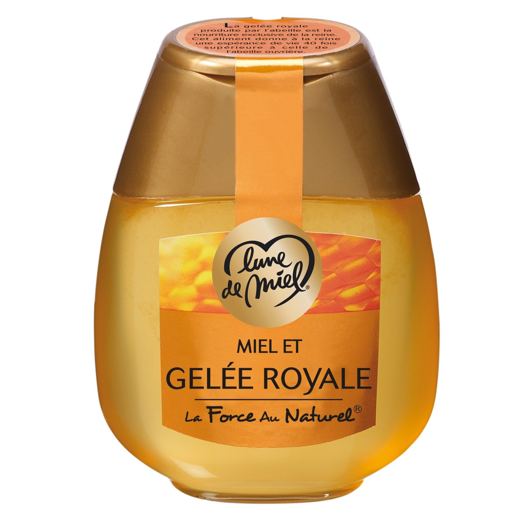 Miere poliflora cu laptisor de matca, Lune de miel, 250 g