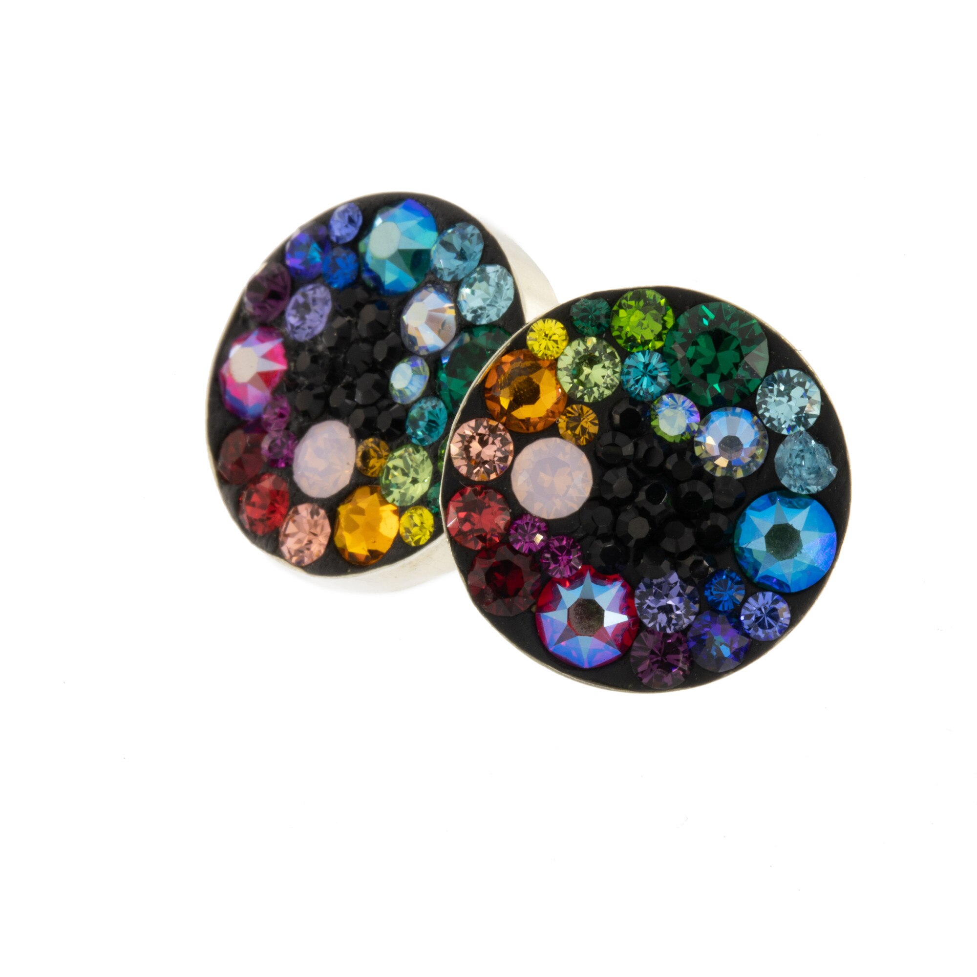 Cercei Kat'Art Minichaton Impressionist Rainbow and Black 1