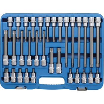 Trusa de biti torx T-star, T20 - T70, antrenare cu tubulara 1/2  Trusa de biti torx T-star, T20 - T70, antrenare cu tubulara 1/2