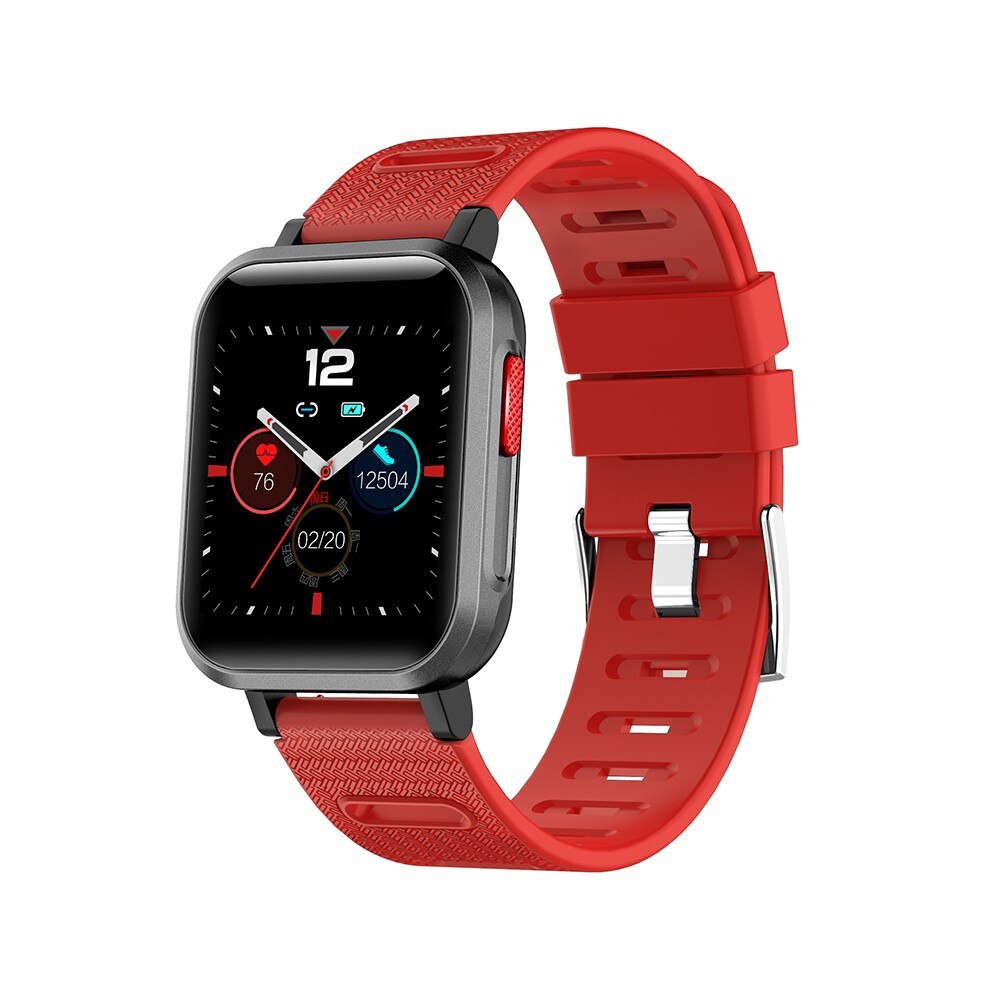 Ceas inteligent (smartwatch), Safako SWP11, negru - rosu