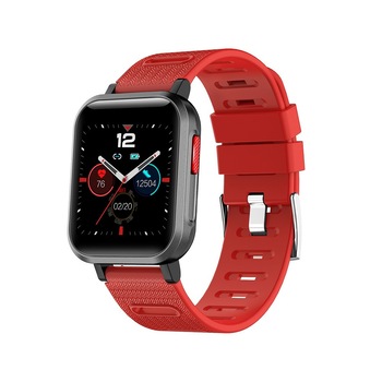 Ceas inteligent (smartwatch), Safako SWP11, negru - rosu Ceas inteligent (smartwatch), Safako SWP11, negru - rosu