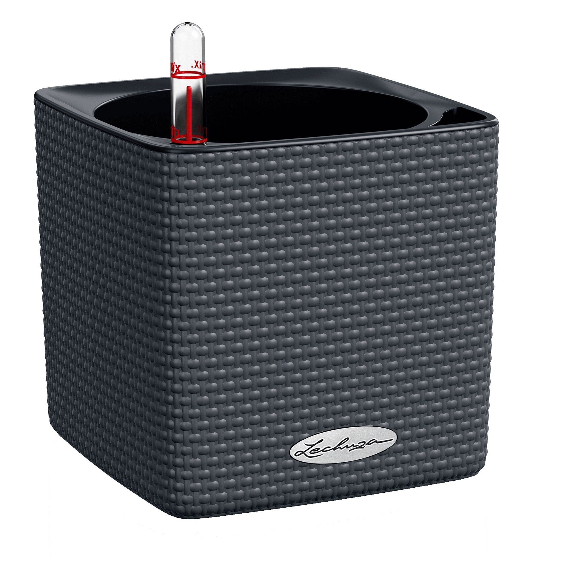 Ghiveci Lechuza Cube Color 14 - set gri/ slate 13384