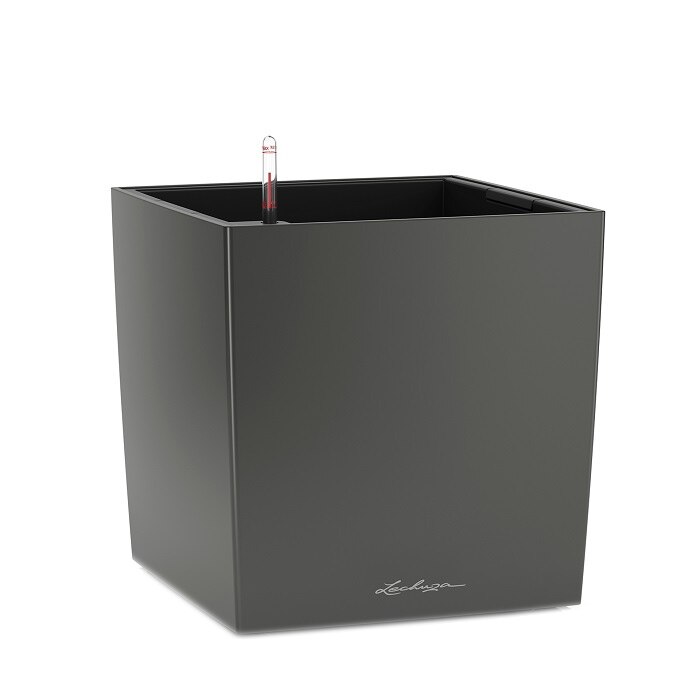 Ghiveci Lechuza Cube Premium 40 - set charcoal 16363