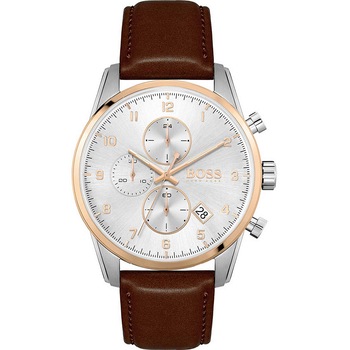 Ceas barbatesc Hugo Boss 1513786, Quartz, 44mm, 5ATM, Argintiu Ceas barbatesc Hugo Boss 1513786, Quartz, 44mm, 5ATM, Argintiu