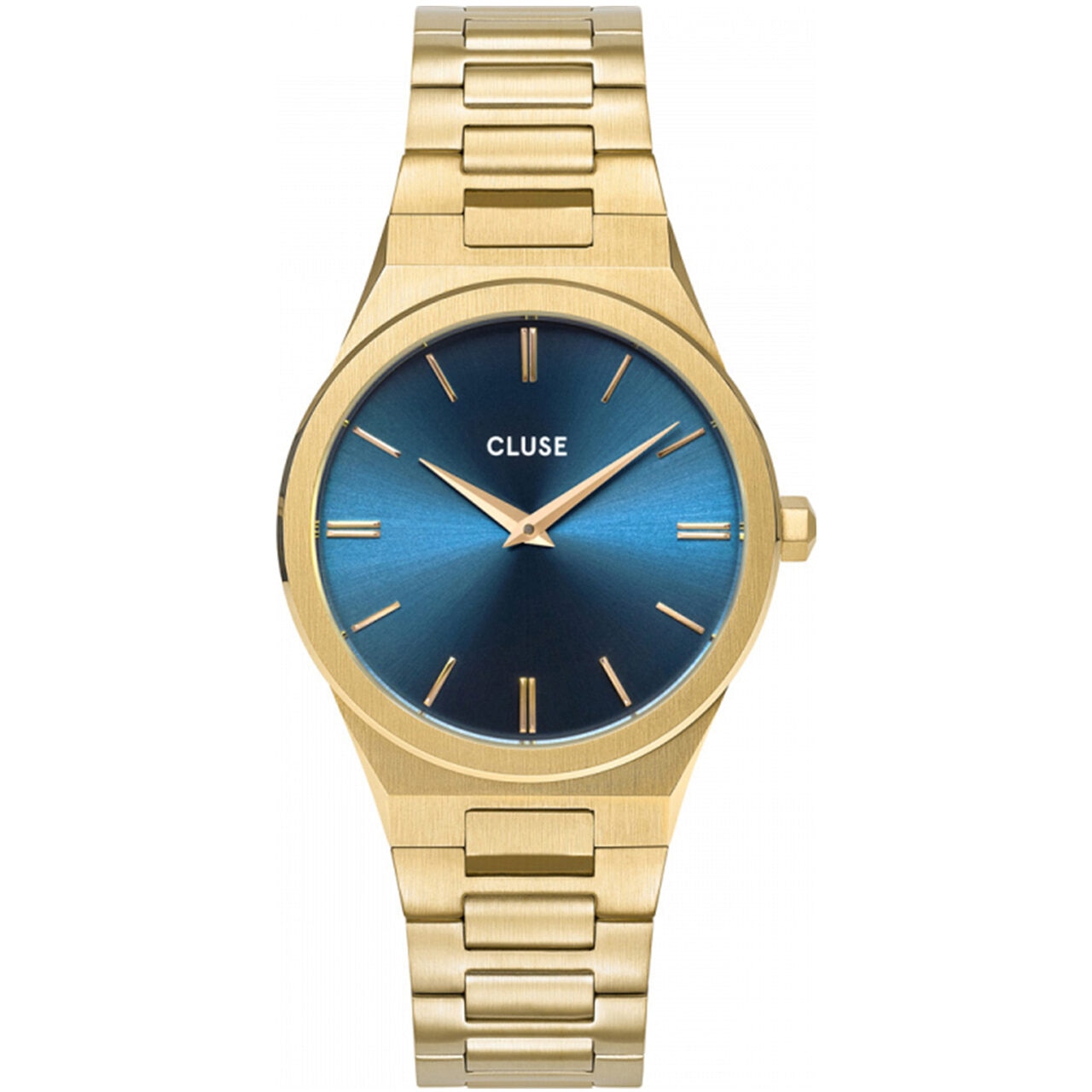 Ceas de dama Cluse CW0101210005, Quartz, 33mm, 5ATM, Auriu