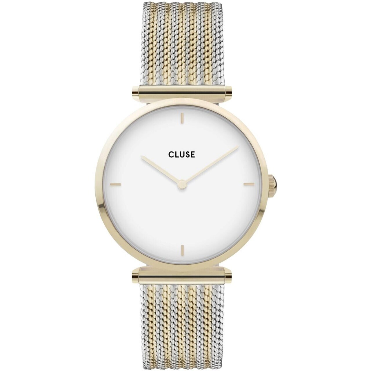 Ceas de dama Cluse CW0101208002, Quartz, 33mm, 3ATM, Auriu