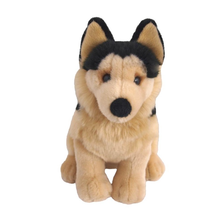 Плюшена играчка Beppe Немска овчарка, 20 cm, Бежов