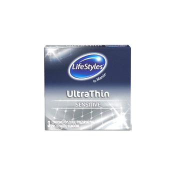 Prezervative LifeStyles Ultra Thin, 3 buc Prezervative LifeStyles Ultra Thin, 3 buc