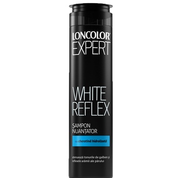 Sampon nuantator Loncolor Expert White Reflex, cu cheratina hidrolizata, 250 ml Sampon nuantator Loncolor Expert White Reflex, cu cheratina hidrolizata, 250 ml