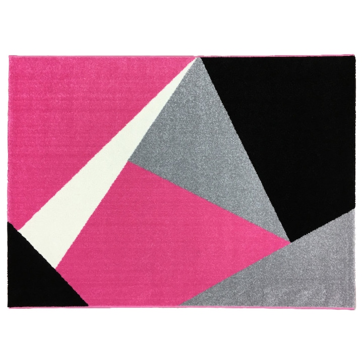 Barcelona 198 pink geometriai mintás szőnyeg 120x170 cm