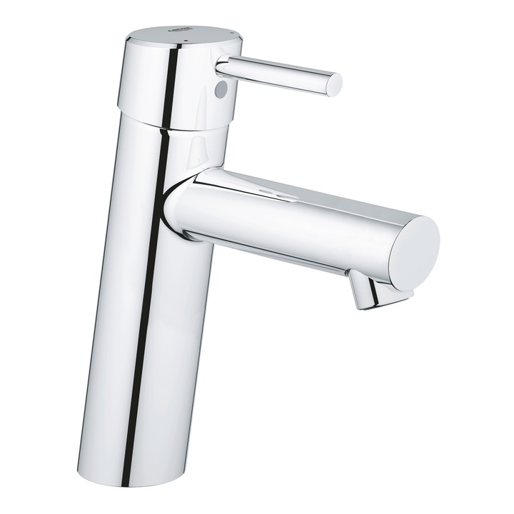 Baterie lavoar Grohe Concetto, cu montare pe podea, monocomanda, crom, alama masiva