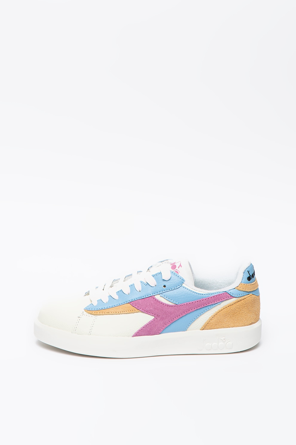 Diadora, Pantofi sport de piele si material sintetic Game 2D