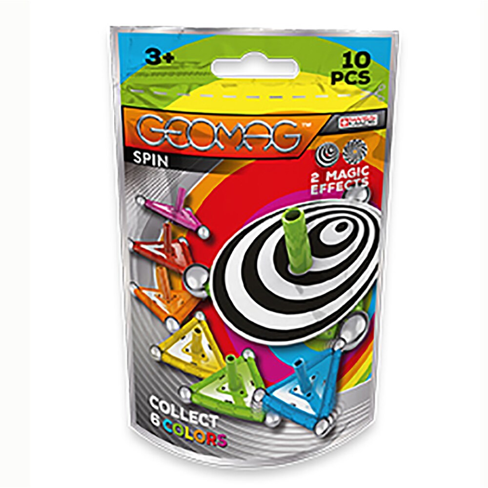 Joc constructie Geomag Spin 10 piese