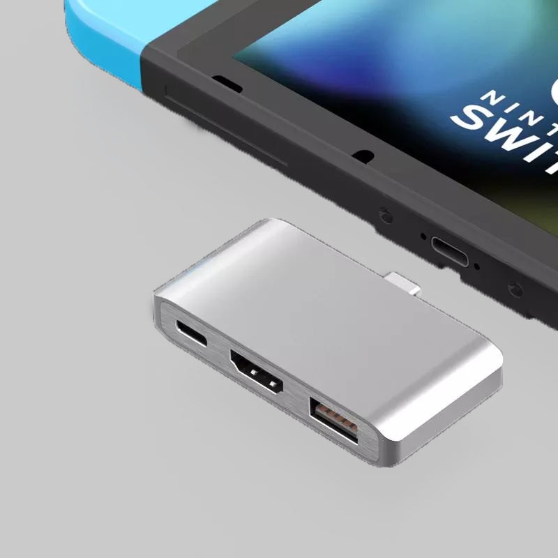 Hub USB C, adaptor HDMI USB C, USB 3.0, port USB C si HDMI - eMAG.ro