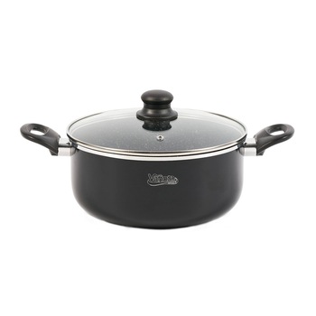 Oala cu capac Vanora Home Sole, aluminiu, 22x10 cm, 3L Oala cu capac Vanora Home Sole, aluminiu, 22x10 cm, 3L