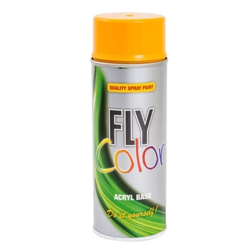 Vopsea spray decorativa Fly Color, galben, RAL 1007, 400ml Vopsea spray decorativa Fly Color, galben, RAL 1007, 400ml