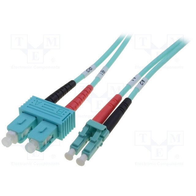 Patch Cord fibra optica, Digitus, LC / SC MM 1m OM3 50/125 DK-2532-01/3