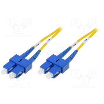 Patch Cord fibra optica, DUPLEX SC/SC SM OS2 09/125 1M DK-2922-01 Patch Cord fibra optica, DUPLEX SC/SC SM OS2 09/125 1M DK-2922-01