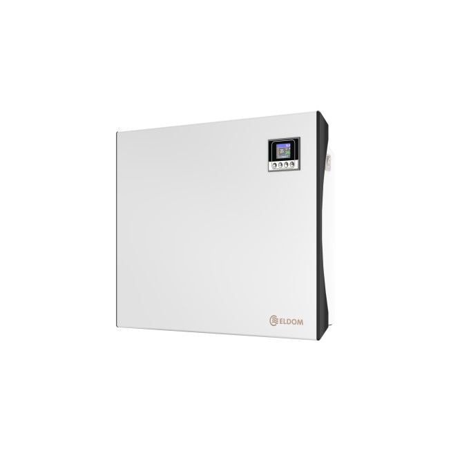 Convector de perete cu control electronic ELDOM Wi fi, 1000W, digital, ecran color TFT