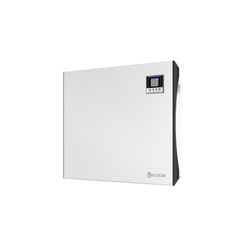 Convector de perete cu control electronic ELDOM Wi fi, 1000W, digital, ecran color TFT Convector de perete cu control electronic ELDOM Wi fi, 1000W, digital, ecran color TFT