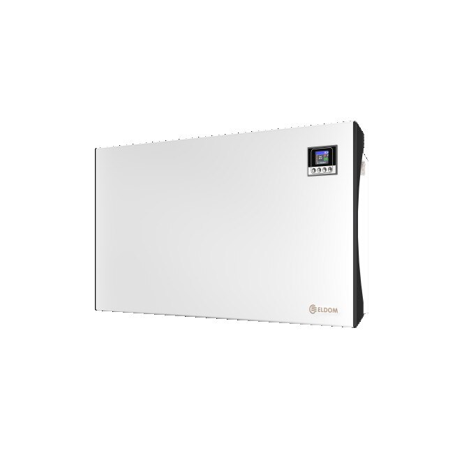 Convector de perete cu control electronic ELDOM Wi fi, 2000W, digital, ecran color TFT