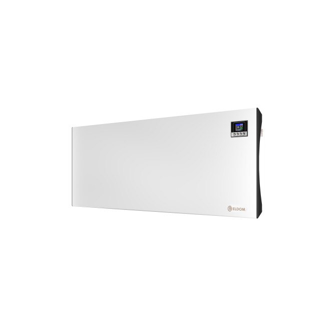 Convector de perete cu control electronic ELDOM Wi fi, 3000W, digital, ecran color TFT