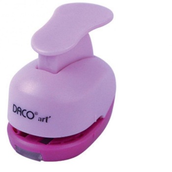 Perforator DACO Hobby, Model Ghinda, Plastic/Metal, Diametru 1 cm, Mov/Roz Perforator DACO Hobby, Model Ghinda, Plastic/Metal, Diametru 1 cm, Mov/Roz