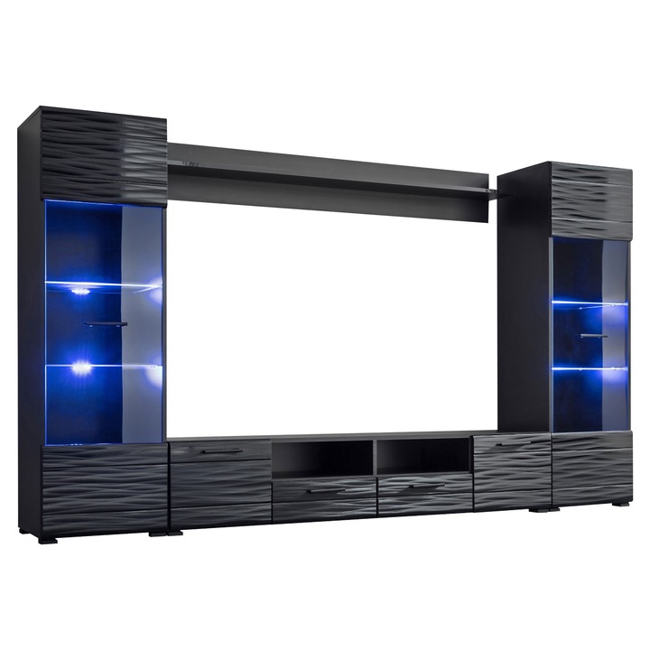 Set camera de zi Beatris, MIRJAN24, negru / sahara lucios