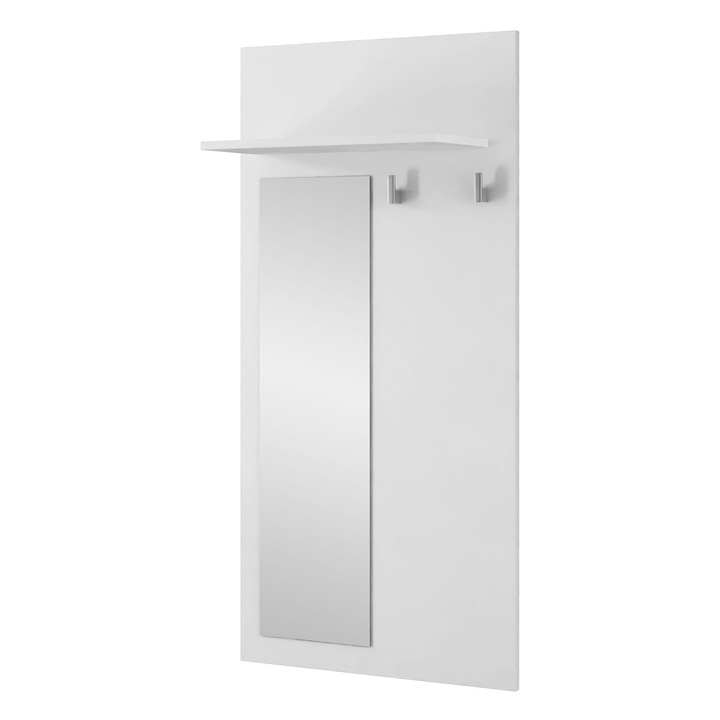 Cuier Tunbergia TN06, MIRJAN24, alb / stejar craft auriu, 60x120x20 cm