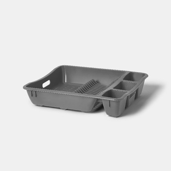 Suport tacamuri, Zola®, scurgator, gri, din plastic Suport tacamuri, Zola®, scurgator, gri, din plastic