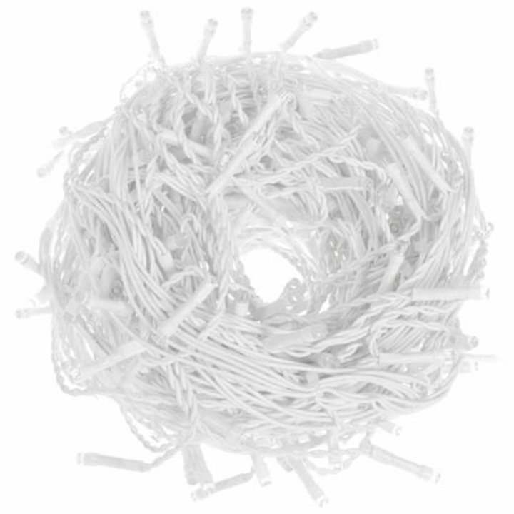 SPRINGOS karácsonyi fény, 1500 LED, távirányító, 68 m, kültéri/beltéri, 8 funkció, hideg fehér fény, jégcsap függöny típus