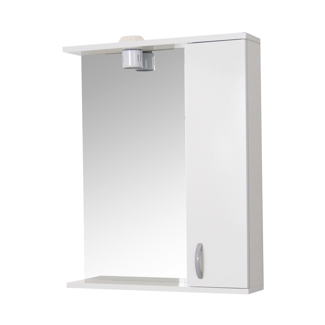 Oglinda profi cu dulap 55cm , Badenmob , Alb