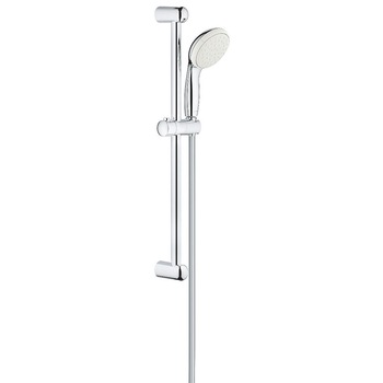 Baterie cada/dus Grohe Bauedge, set dus cu bara 1 functie,bara de600mm Baterie cada/dus Grohe Bauedge, set dus cu bara 1 functie,bara de600mm