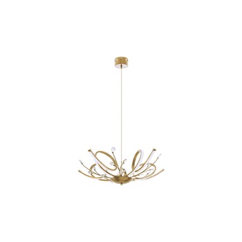 Lustra Romilli , 30w , auriu, 2250 lm, 3000K, FST6550 Lustra Romilli , 30w , auriu, 2250 lm, 3000K, FST6550