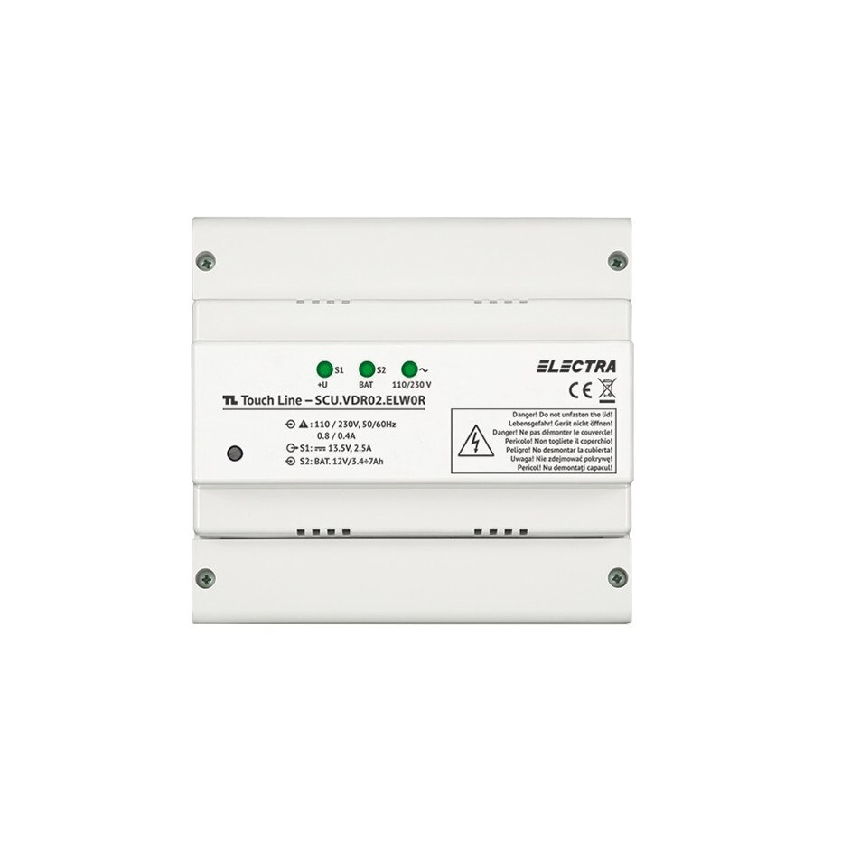 Unitate centrala de alimentare video REZIDENTIAL - 1 OUT - ELECTRA SCU.VDR02.ELW0R