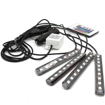 Banda LED auto Reflection Vision®, lumini ambientale, telecomanda, jocuri de lumini, kit complet instalare Banda LED auto Reflection Vision®, lumini ambientale, telecomanda, jocuri de lumini, kit complet instalare