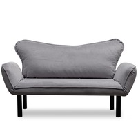 canapea cu brate rabatabile 2 locuri gri 150x65cm imagen 35_0_
0