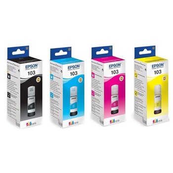Set 4 cartuse cerneala, EPSON, 103 EcoTank, 103 Negru, 103 Cyan, 103 Magenta, 103 Yellow, EcoTank L5190 EcoTank L3151 EcoTank L3150 EcoTank L3111 EcoTank L3110 EcoTank L1110 Set 4 cartuse cerneala, EPSON, 103 EcoTank, 103 Negru, 103 Cyan, 103 Magenta, 103 Yellow, EcoTank L5190 EcoTank L3151 EcoTank L3150 EcoTank L3111 EcoTank L3110 EcoTank L1110
