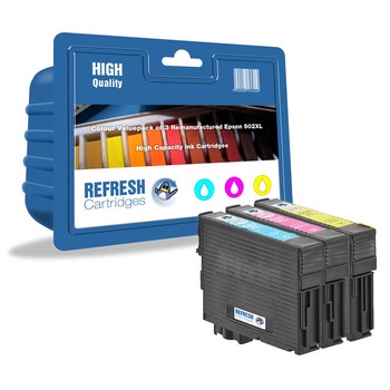 Set 3 cartuse cerneala, HQ, compatibil EPSON T502Xl , tricolor, 36 ml, Epson Expression Home XP-5100/XP-5105 , Epson WorkForce WF-2860DWF/WF-2865DWF Set 3 cartuse cerneala, HQ, compatibil EPSON T502Xl , tricolor, 36 ml, Epson Expression Home XP-5100/XP-5105 , Epson WorkForce WF-2860DWF/WF-2865DWF