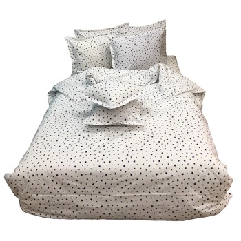 Set lenjerie, 8 piese bumbac ranforce, pentru saltea de 1,20m, by Liz Line - L8R13120 Set lenjerie, 8 piese bumbac ranforce, pentru saltea de 1,20m, by Liz Line - L8R13120