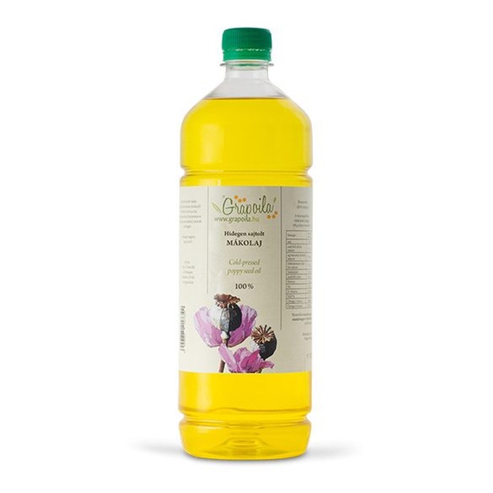 Grapoila hidegen sajtolt mákolaj 1000 ml