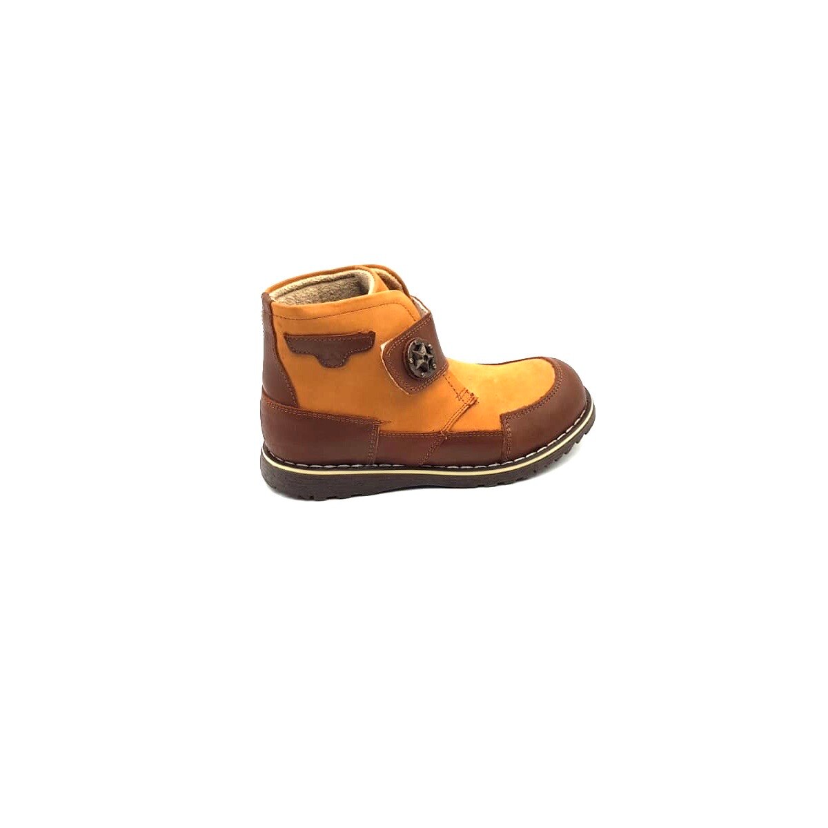 Ghete copii Sibel Bebe EVO899, ortopedice, piele naturala, Maro, numarul