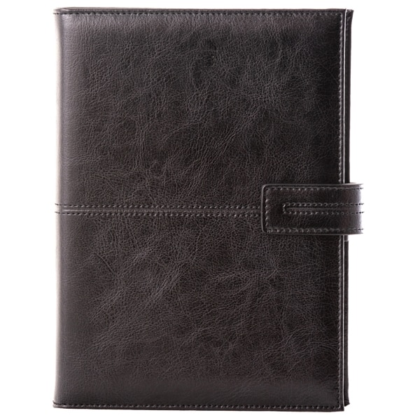 Agenda piele naturala, datata 2021, Chayenne, cu interior detasabil, lucrata manual, UNIKA, negru