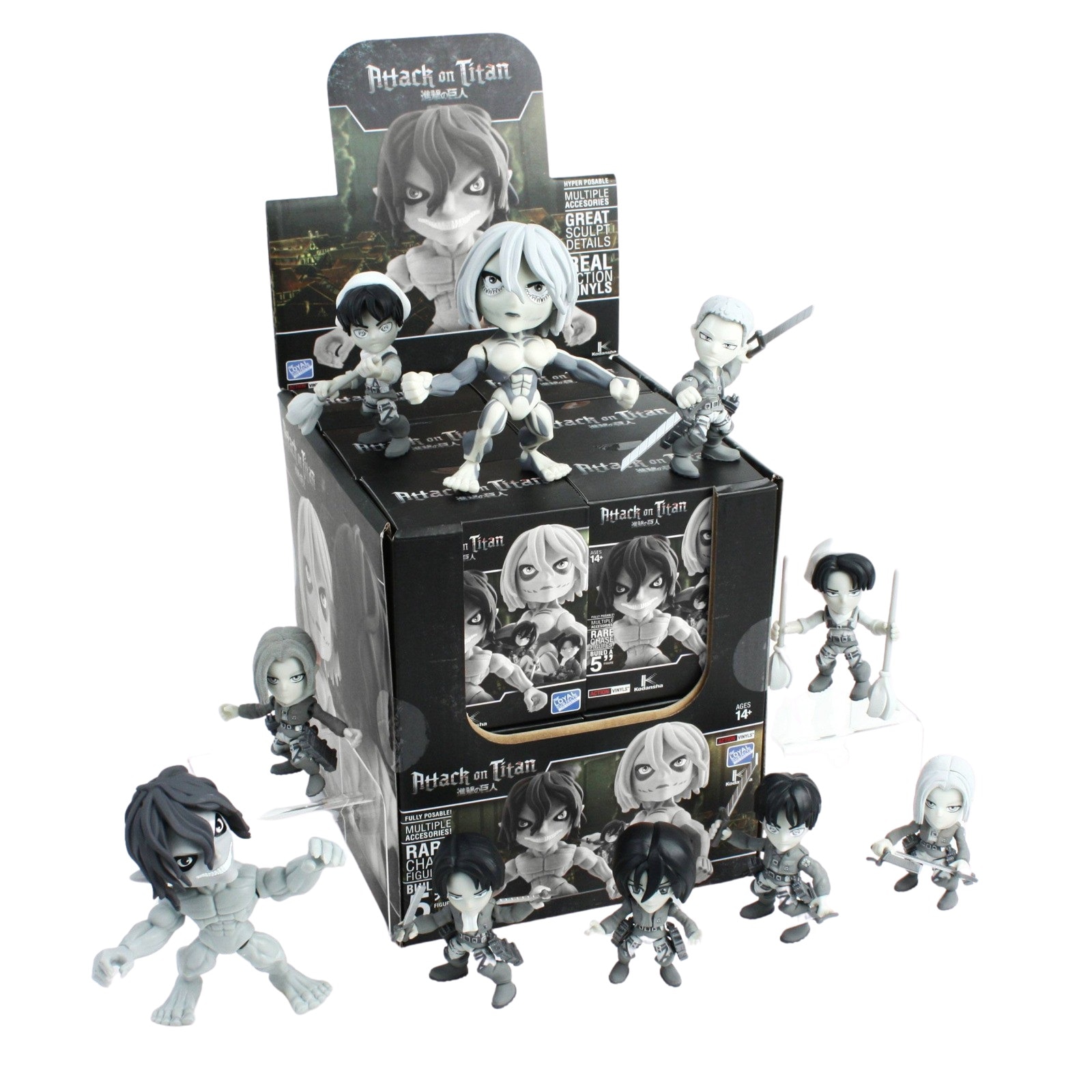 Mini Figurina, Attack on Titan, TG Display, Mystery Box, 8 cm - eMAG.ro