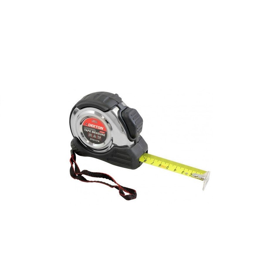 Ruleta Retractabila 7.5 M, cu Sistem de Blocare, carcasa din otel inoxidabil, DT55157M, Dekton