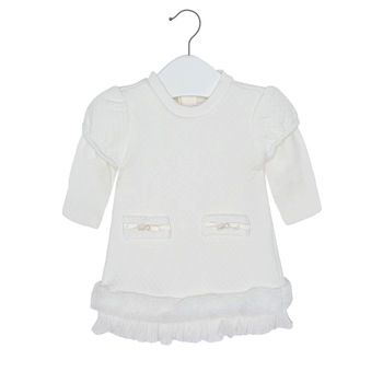Rochie, Mayoral, bebe fetita, alb Rochie, Mayoral, bebe fetita, alb