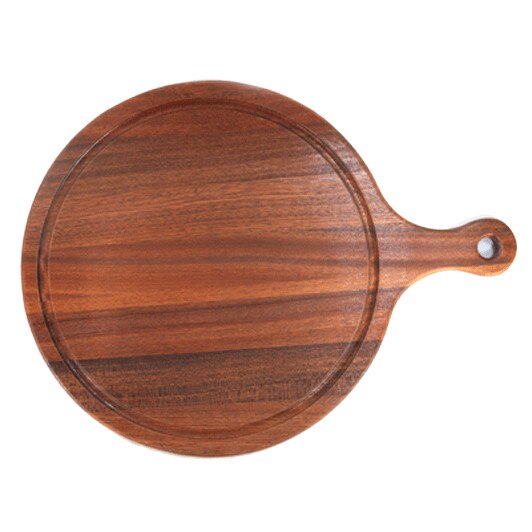 Platou servire pizza RAKI 30x40x1,5cm lemn mahon cu maner